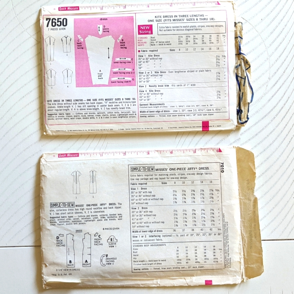 Vintage Simplicity Sewing Pattern - Picture 2 of 4